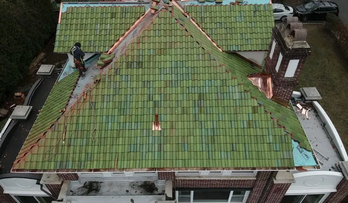 Walking on tile: basically, don't — Tile roof maintenance: keeping a 50-year roof going for 80